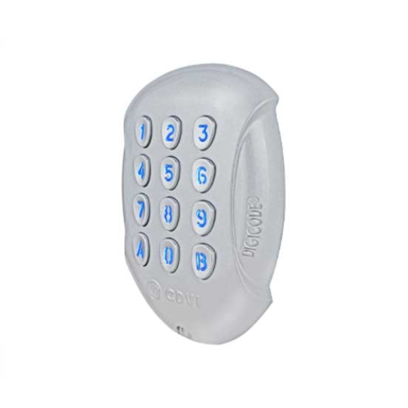 Bluetooth clavier rétro-éclairé antivandal Zamak Contrôle d'accès avec unité de commande électronique séparée étanche IP64 Galeobt-Lire la description