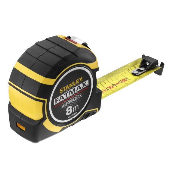 Flexomètre Autolock 8 m x 32 mm avec crochet xl + crochet magnétique - xtht0-33501-Leggi tutto
