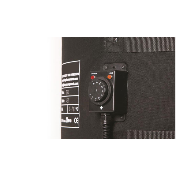 Calentador de contenedor IBC HIBC/B 1000L 230V 2x1KW 0-90°C con tapa aislante-Leer más