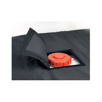 Riscaldatore di contenitore IBC 230V 2x1KW 0-90°C con coperchio-Leggi tutto