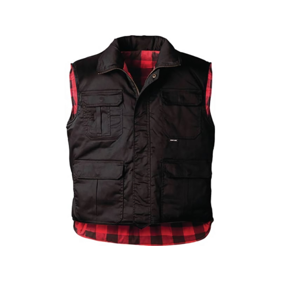 1866 Truckerweste Gr.XXL 62/64 schwarz 65 % PES / 35 % CO-Beschreibung lesen