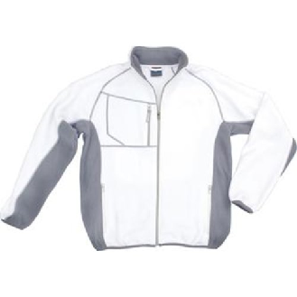 Flejacke Champ, Gr.L, weiß/g-Beschreibung lesen