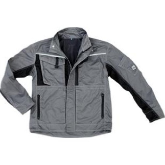 Arbeitsjacke Champ, Gr. S, g/schwarz-Beschreibung lesen