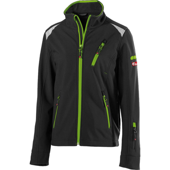 Kids Jacke 24, schw./limegreen,Gr110-116-Beschreibung lesen
