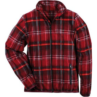 H.D.C. Fleece-Hemdjacke Gr. L rot-kariert-Beschreibung lesen