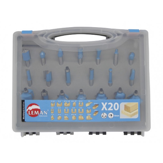 Coffret de 20 mèches droites défonceuse DEF.428.20 Q8mm  - 428.700.20-Beschreibung lesen