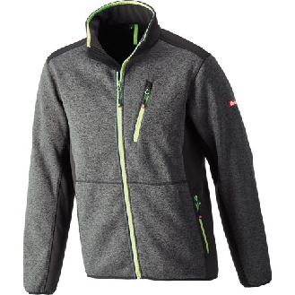 Strickjacke,Softshell,Gr.S,dunkelgr.-lime,FORTIS-Beschreibung lesen
