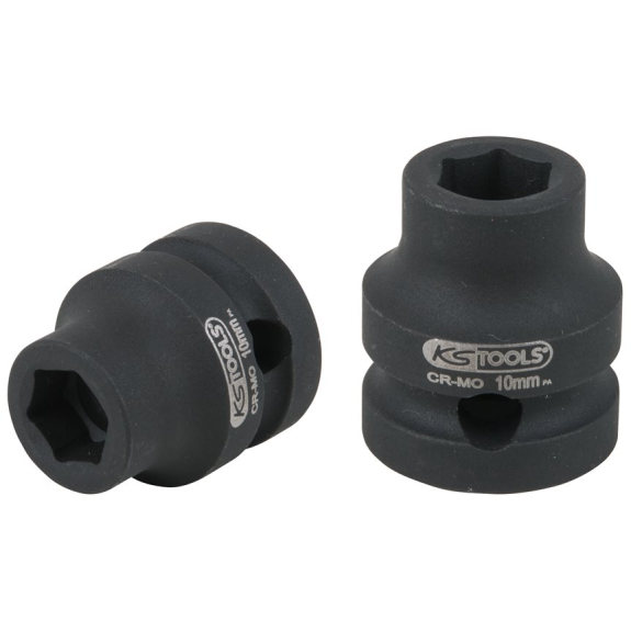 515.0056 1/2 Sechskant-Kraft-Stecknuss, extra kurz, 10,0 mm 515.0056 1/2 Sechskant-Kraft-Stecknuss, extra kurz, 10,0 mm-Beschreibung lesen