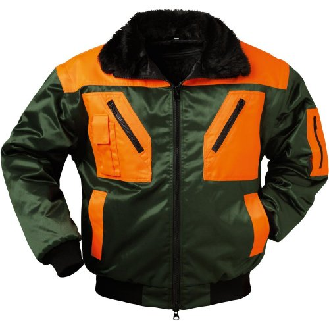 Veste pilote Rotdorn, Gr.L, vert / orange-Beschreibung lesen