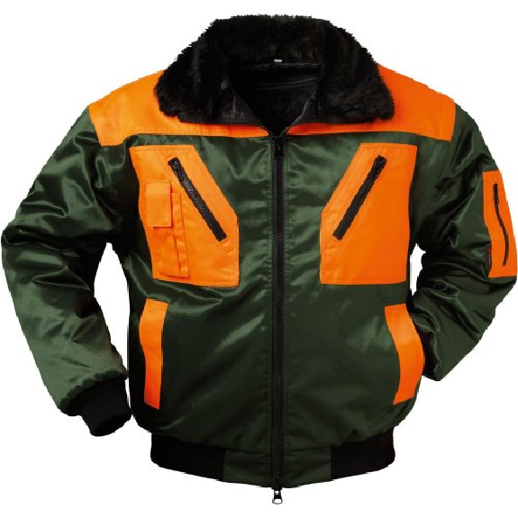 Veste pilote Rotdorn, Gr.2xl, vert / orange-Beschreibung lesen