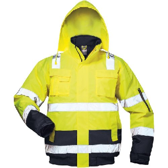 AXEL Warnschutz Pilotjacke Gelb/Marine, 23544 EN ISO 20471 Gr.XXXL-Beschreibung lesen