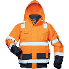 Warnpilotenjacke Jonas, Gr.XL, Orange / Blau