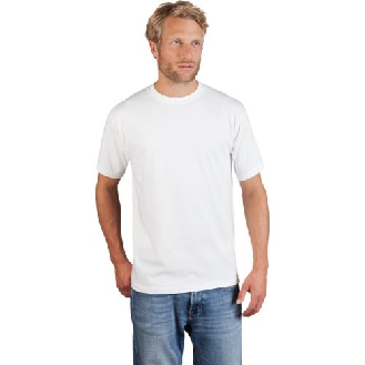T-shirt Premium, Gr. L, blanc-Beschreibung lesen