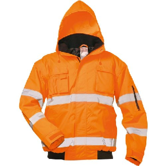 TOM, Warnschutz - Pilotjacke, EN 471/2, EN 343/1, EN 340, Orange, Gr.L-Beschreibung lesen