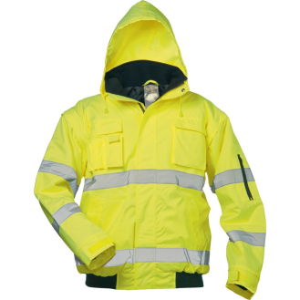 TOM, Warnschutz - Pilotjacke, EN 471/2, EN 343/1, EN 340, Orange, Gr.L-Beschreibung lesen
