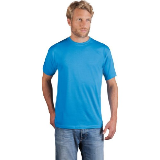 T-shirt Premium, Gr. M, turquoise-Beschreibung lesen