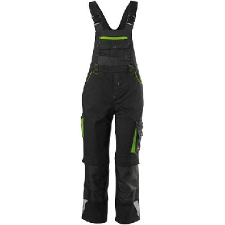 Kids Latzhose 24, schw./limegreen,Gr146-152-Beschreibung lesen