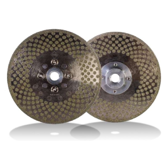 Disque de diamant coupé et brouillé 2x1 ECD-Lire la description