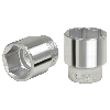 911.4103 3/4 Sechskant-Stecknuss, kurz, 25mm 911.4103 3/4 Sechskant-Stecknuss, kurz, 25mm