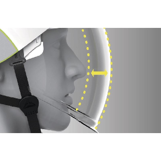 *Casco de obra Onyx con visera retráctil-Leer más