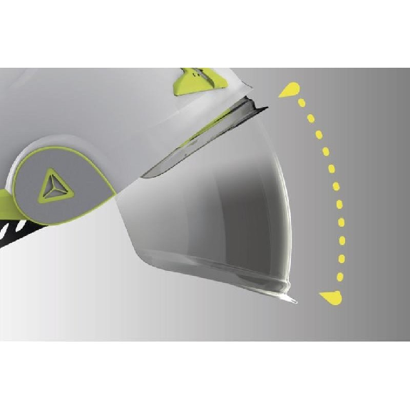 *Casco de obra Onyx con visera retráctil-Leer más