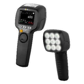 PCE Instruments Digital-Stroboskop PCE-DSX 10 |1500 lx |60 .. 999999 U/min |Lichtstarke 9 LEDs |Genauigkeit 0,001 %-Beschreibung lesen