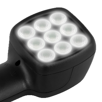 PCE Instruments Digital-Stroboskop PCE-DSX 10 |1500 lx |60 .. 999999 U/min |Lichtstarke 9 LEDs |Genauigkeit 0,001 %-Beschreibung lesen