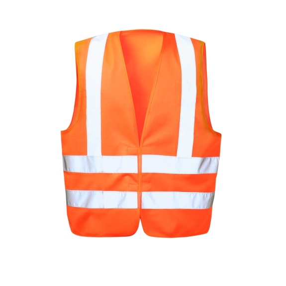 KARL, Polyester-Warnweste mit r, Tex, EN 471/2, Orange KARL, Polyester-Warnweste mit r, Tex, EN 471/2, Orange-Beschreibung lesen