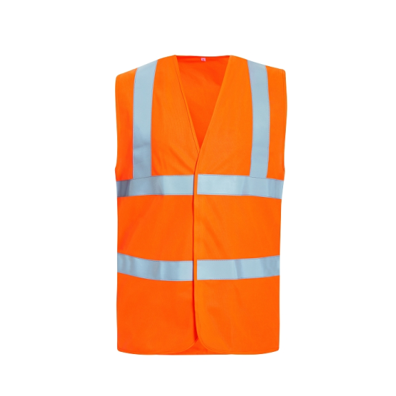 TAMMO  Warnschutzweste, Flammhemmend Orange Gr.XXXXL , EN ISO 20471/2,-Beschreibung lesen