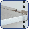 Armario para cargas pesadas con puertas de metal macizo y ventilación, capacidad de carga total de 1650 kg