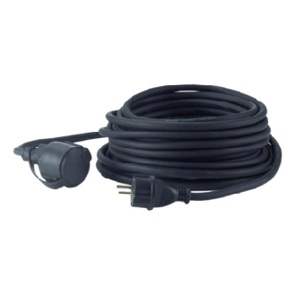 Línea de extensión HEDI, color negro, 25 m-Leer más
