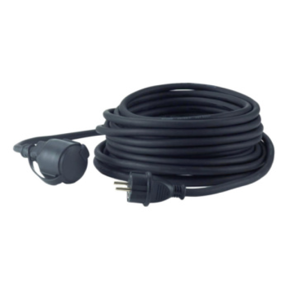 Ligne d'extension Hedi, couleur noire, 25 m-Leggi tutto