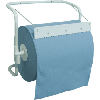 Dispensador de papel Cleano, de pared blanco, A 420 mm x An. x 460 mm x P 220 m