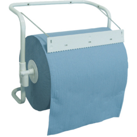 Dispensador de papel Cleano, de pared blanco, A 420 mm x An. x 460 mm x P 220 m-Leer más