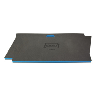 Estera para mecánicos HAZET 975 x 385 x 30 mm negro/azul-Leer más