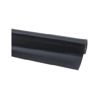 Esterilla goma caucho natural, 3 mm espesor con ranurado fino, 1000 mm espesor-Leer más