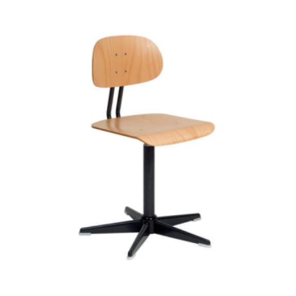 Chaise de travail, hauteur réglable 450-570 mm RAL 7021-Leggi tutto