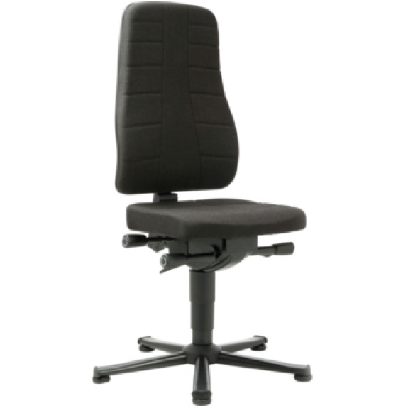 BIMOS ALL-IN-ONE Highline, base patín y tapizado de tela, negro-Leer más