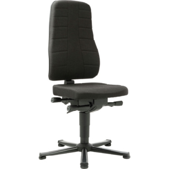 BIMOS ALL-IN-ONE Highline, base patín y tapizado de tela, negro-Leer más