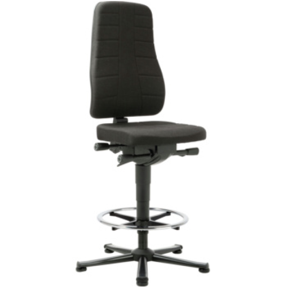 BIMOS ALL-IN-ONE Highline, base patín y reposapiés, tela negra-Leer más