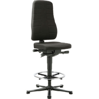 BIMOS ALL-IN-ONE Highline, base patín y reposapiés, tela negra-Leer más