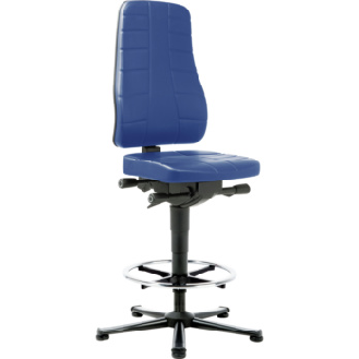 BIMOS ALL-IN-ONE Highline, base patín y reposapiés, cuero azul-Leer más