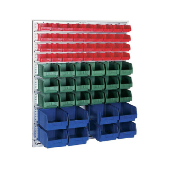 Estante de pared HK modelo 2 con cajas de almacenamiento-Leer más