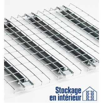 LOT DE 3

PLANCHER MÉTALLIQUE AVEC BORDS TOMBÉS

CUR 1000KG - (1100 x 880 mm)-Lire la description