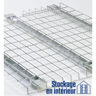 LOT DE 3

PLANCHER MÉTALLIQUE AVEC BORDS TOMBÉS

CUR 800KG - (1100 x 880 mm)-Lire la description