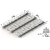 LOT DE 3

PLANCHER MÉTALLIQUE AVEC BORDS TOMBÉS

CUR 800KG - (1100 x 880 mm)
