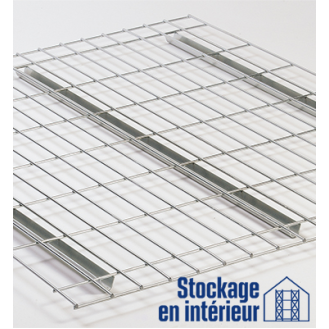 LOT DE 3

PLANCHER MÉTALLIQUE AVEC BORDS TOMBÉS

CUR 300KG - (1100 x 880 mm)-Lire la description