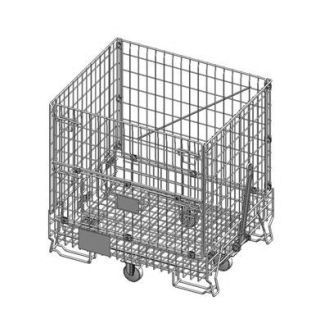 Conteneur de stockage 1 m³ pour recyclage-Lire la description