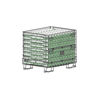 Conteneur pour 600 bouteilles avec socle renforcé-Lire la description