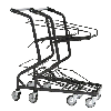 CHARIOT 
PORTE PANIER  28 L